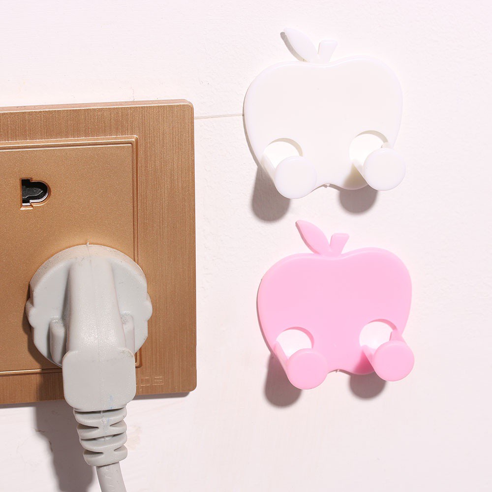 Giá Đỡ Phích Cắm Dán Tường Đa Năng Màu Sắc Ngẫu Nhiên
