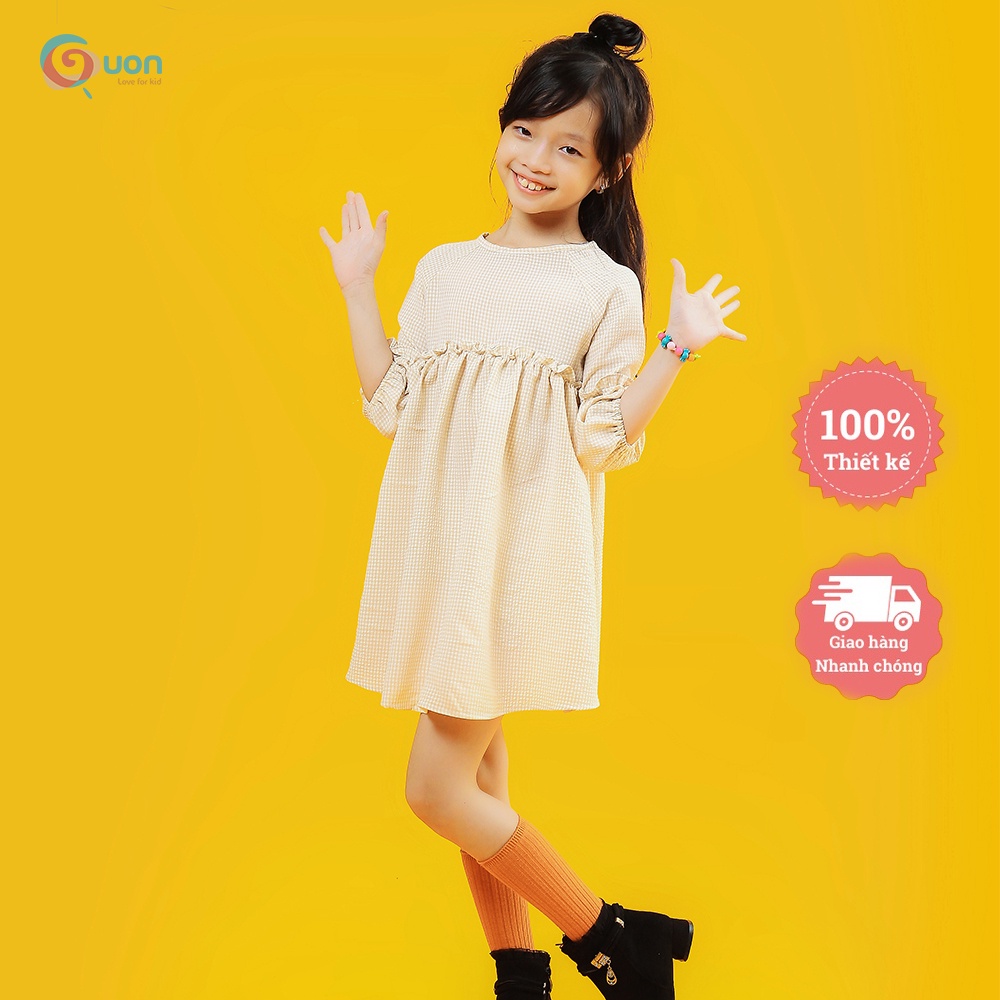 Váy bé gái từ 6 - 36kg vải cotton thoáng mát Thiên Di - GUON