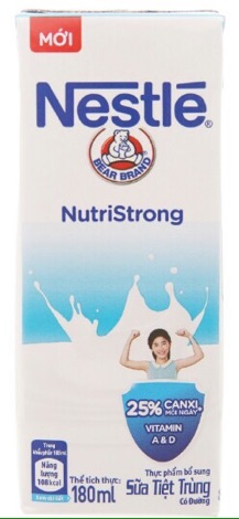 Combo 07 locks (28hop) sữa tươi nestle Nutristrong  180ml