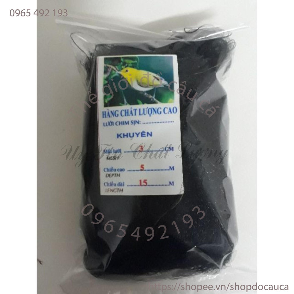 Lưới bẫy chim khuyên , chim nhạn và các loại chim cỡ nhỏ ( rẻ vô địch )