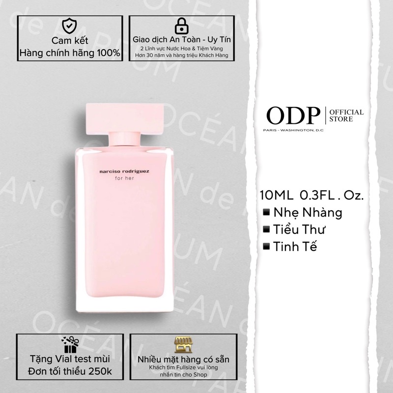 Nước hoa nữ Narciso Rodriguez EDP 5ml 10ml