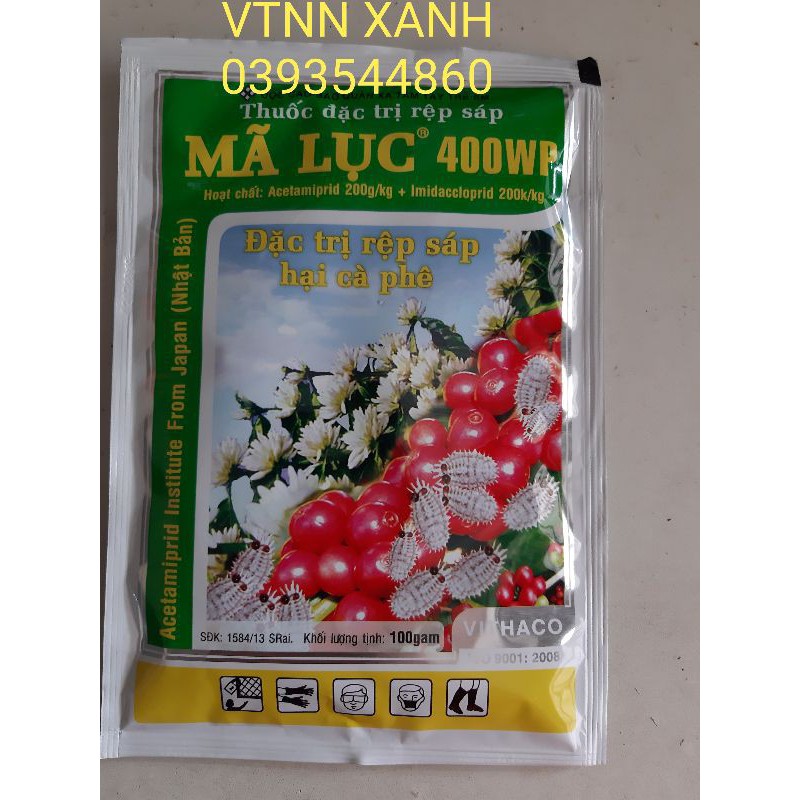 Thuốc trừ rệp sáp MÃ LỤC 400WP Phun đến đâu rệp bay đến đó