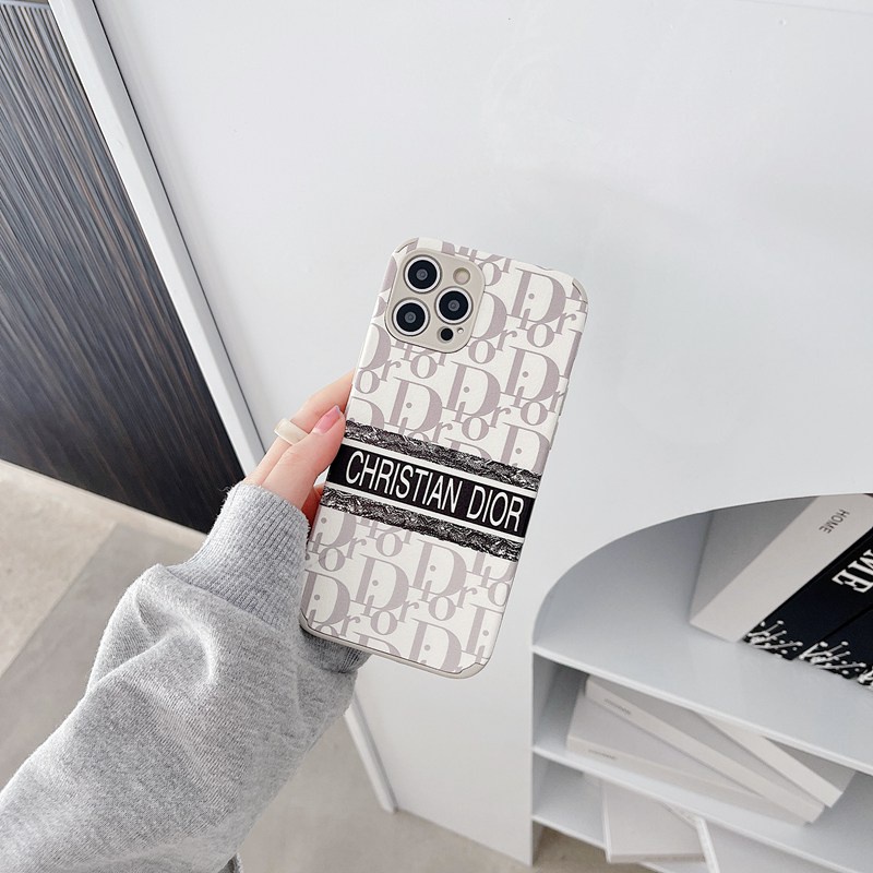 Ốp điện thoại in logo Dior sang trọng thích hợp cho IP IPhone 6 6S 7 8 Plus X XR XS Max 11 Pro Max SE 12 13 Pro Max