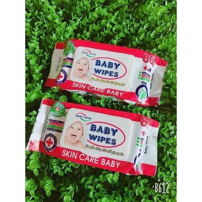(50 gói) khăn ướt baby safe 80g