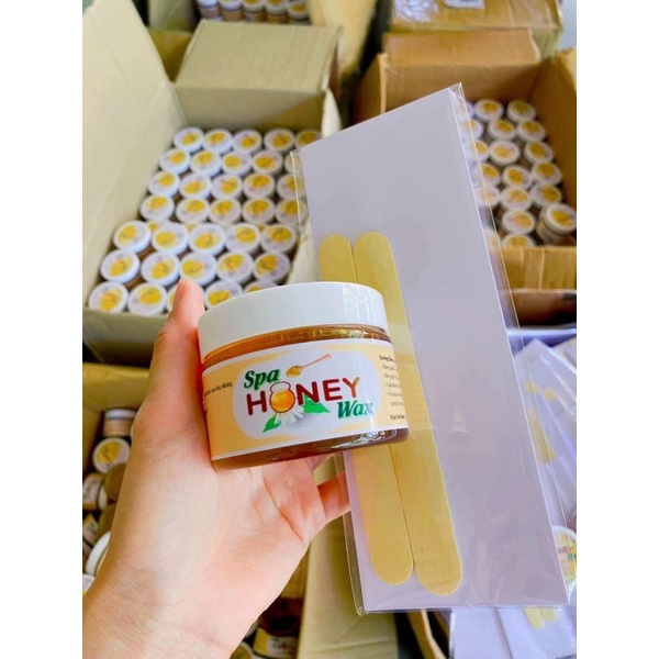 Sáp wax lông Honey 100% từ thiên nhiên Cam Kết chính hãng