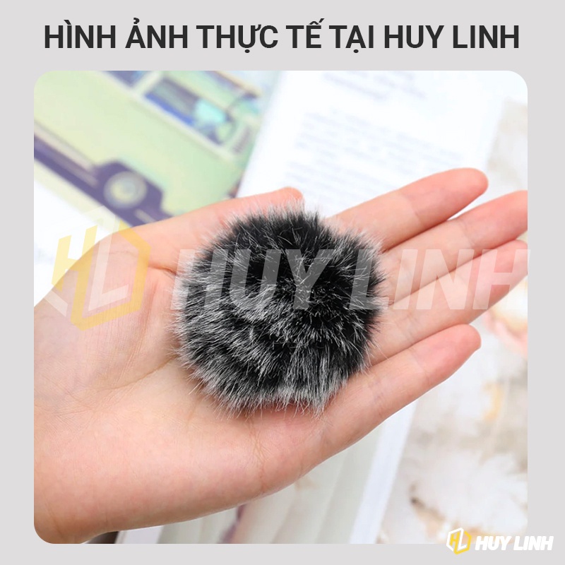 Bông Lọc gió cho micro cài áo Boya M1 MM1 M1DM - Giảm tiếng ồn rít lọc âm