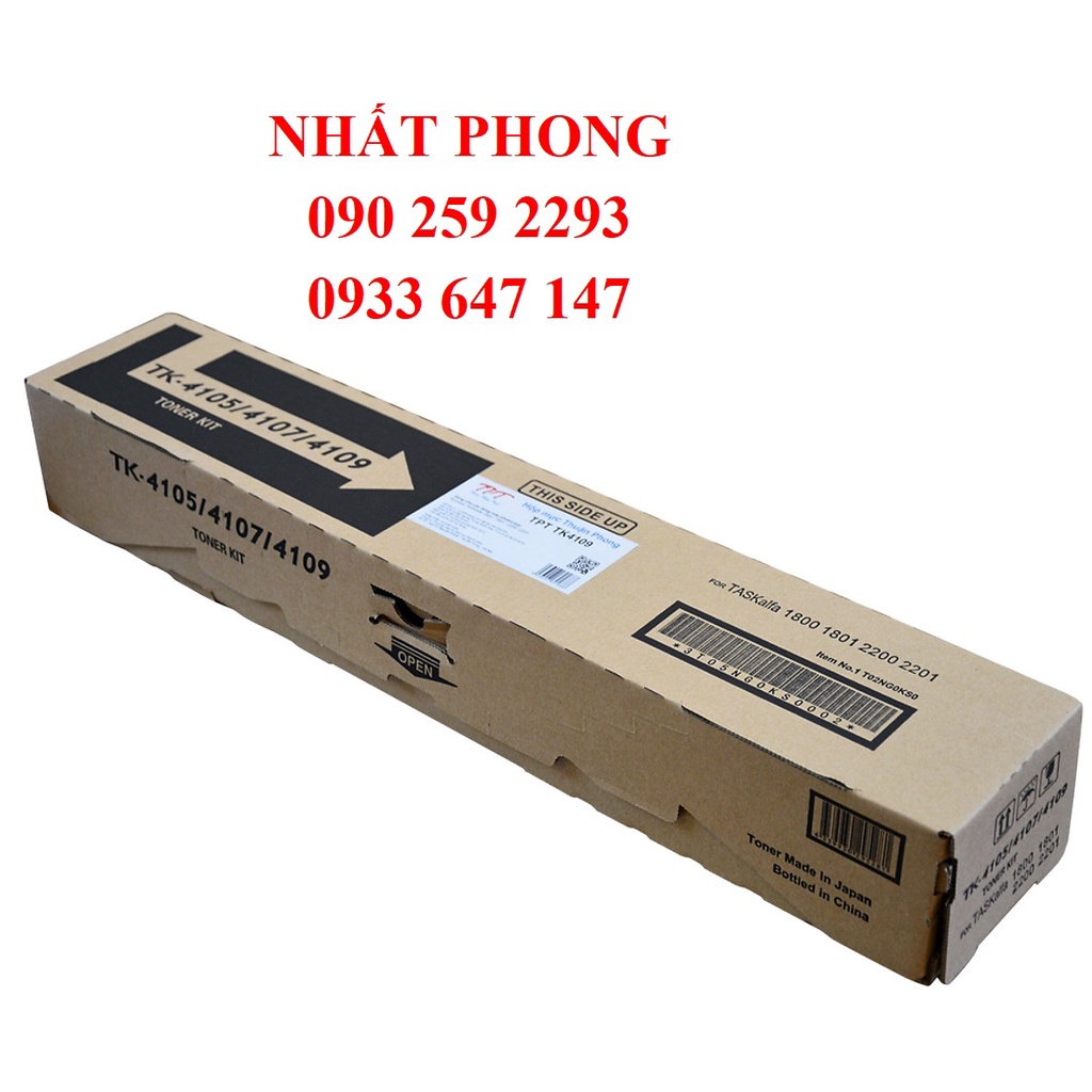 Hộp mực Kyocera TK-4109 dùng cho máy photocopy Kyocera TASKalfa 1800 / 1801 / 2200 / 2201