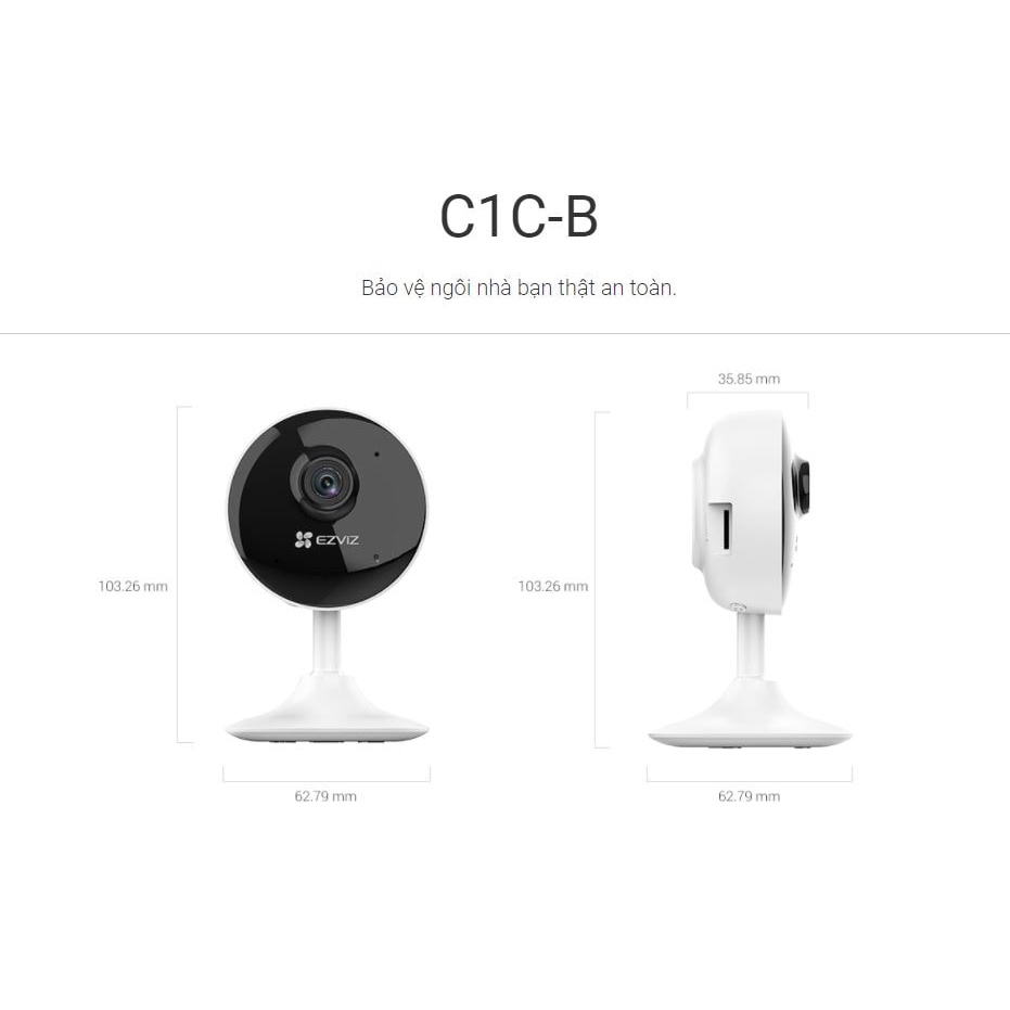 Camera Wifi EZVIZ C1C-B giá sỉ Âm thanh đàm thoại 2 chiều