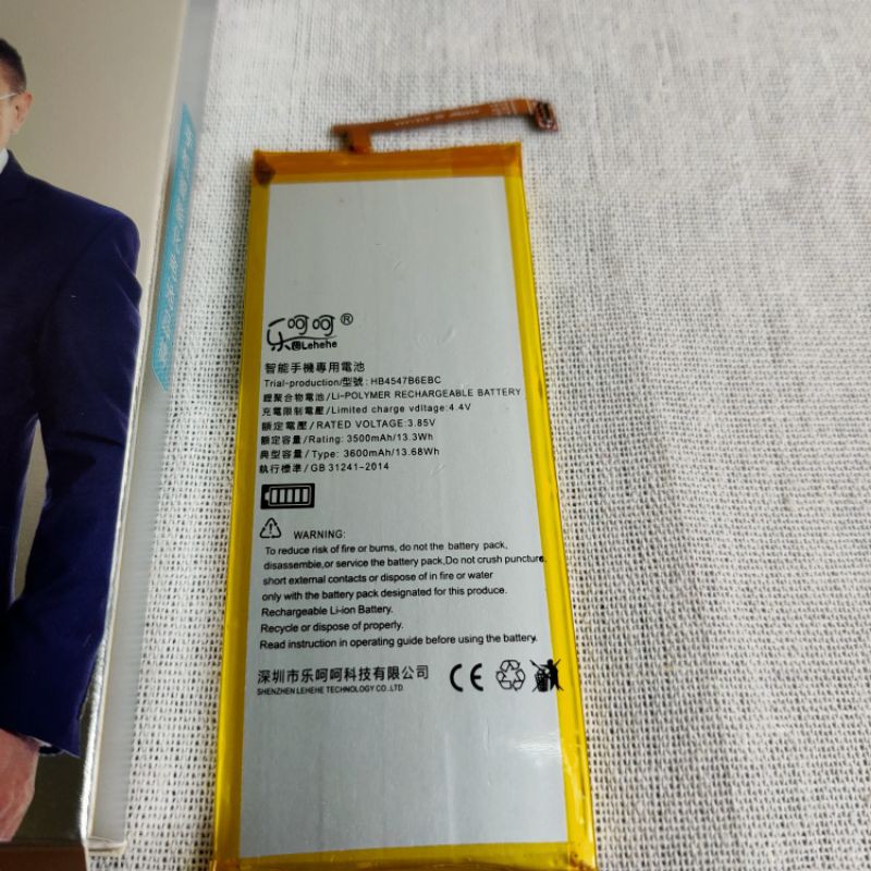 Pin Huawei Glory 6 Plus / mate 7 lite HB4547b6EBC chính hãng Lehehe