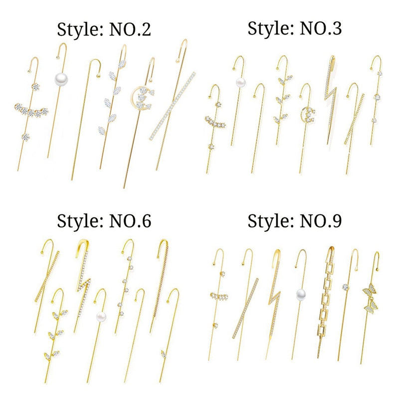 Tmdbyx Khuyên Vành Tai Đính Đá Thời Trang Dành Cho Nữ