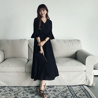 VÁY TAY LỠ DÁNG DÀI CỰC XINH