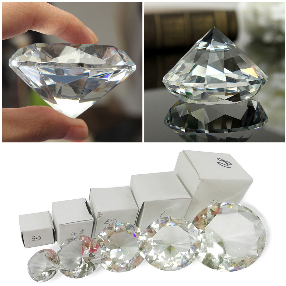 Kim cương thủy tinh trong suốt trang trí Giáng Sinh