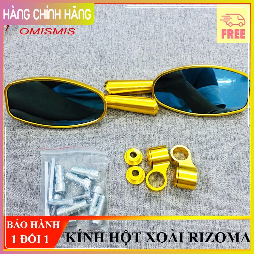 Kính, Gương Chiếu Hậu, RIZOMA  Cao cấp,kiểu dáng hột xoài nhỏ.nhiều màu sắc. gắn được nhiều loại xe. hàng chính hãng