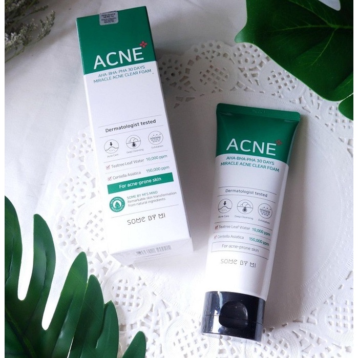 Bộ 3 Sản Phẩm Giảm Mụn Some By Mi AHA-BHA-PHA 30 Days Miracle (Sữa rửa mặt 100ml + Toner 150ml + Serum 50ml)