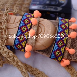Dép cói cục bông mẫu mới