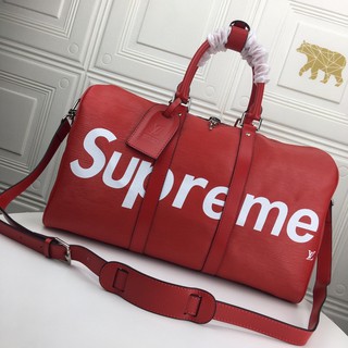 túi du lịch da thật cao cấp Supreme hàng siêu hot