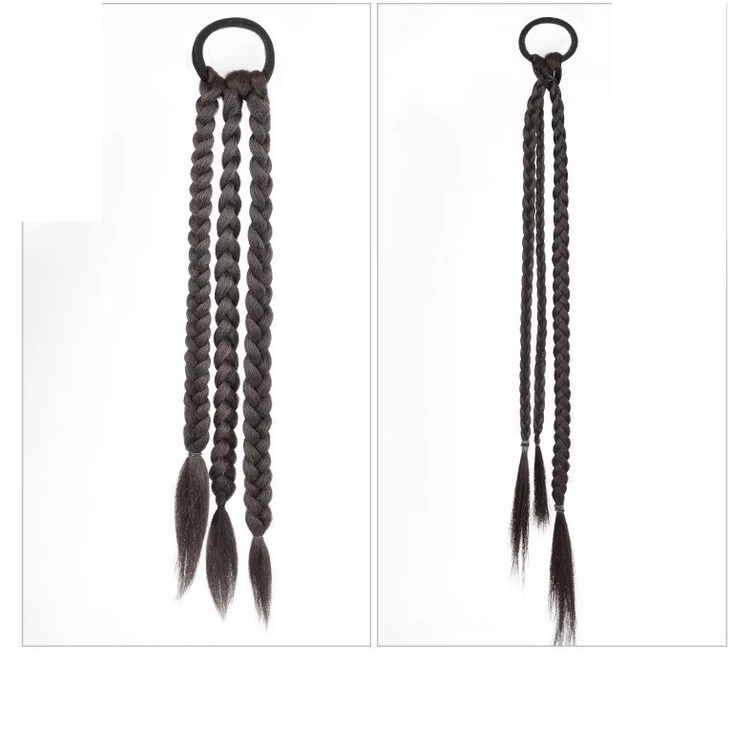 Tóc Giả Dây Buộc Đuôi Ngựa 3in1 Thời Trang Dành Cho Nữ Giá 1 Bên