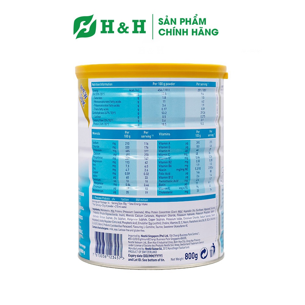 Sữa Y học duy trì sức khoẻ, tăng cường đề kháng Boost Optimum