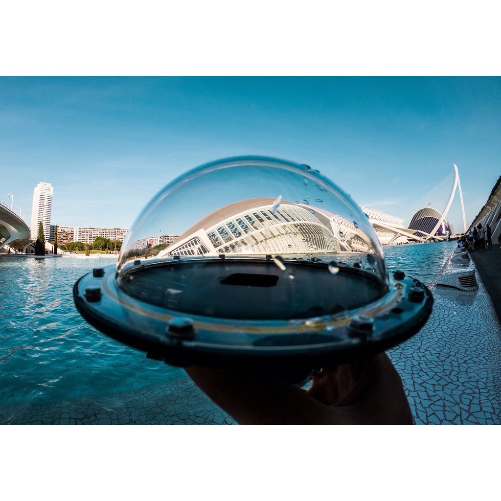 Dome port hãng TELESIN cho GoPro Hero 7/6/5, GoPro new Hero 2018