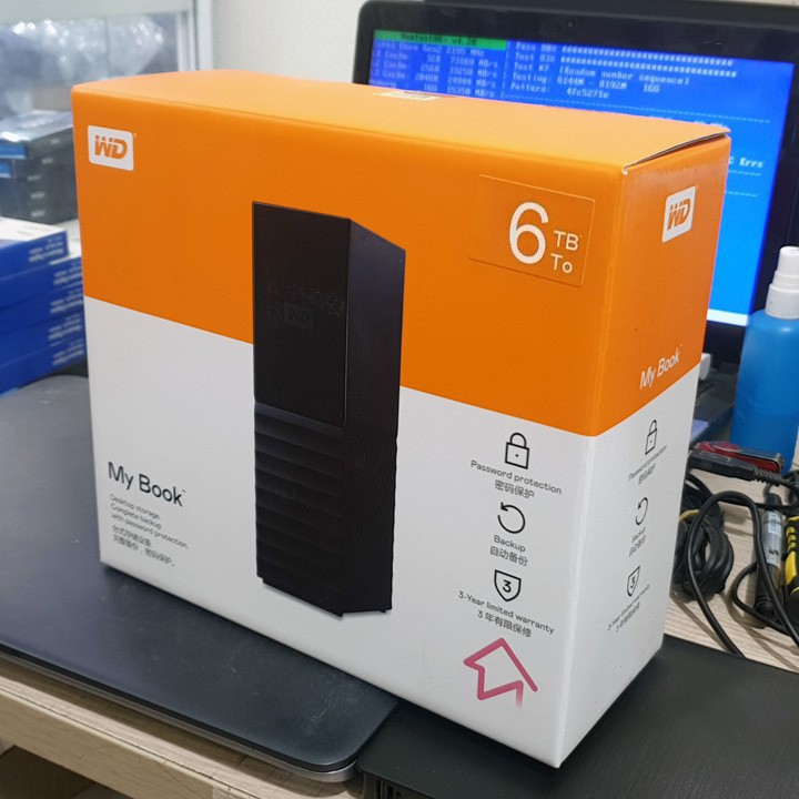 Ổ cứng gắn ngoài USB3.0 Western Digital WD My Book 4TB 6TB 8TB 10TB 12TB 14TB - bảo hành 3 năm | BigBuy360 - bigbuy360.vn