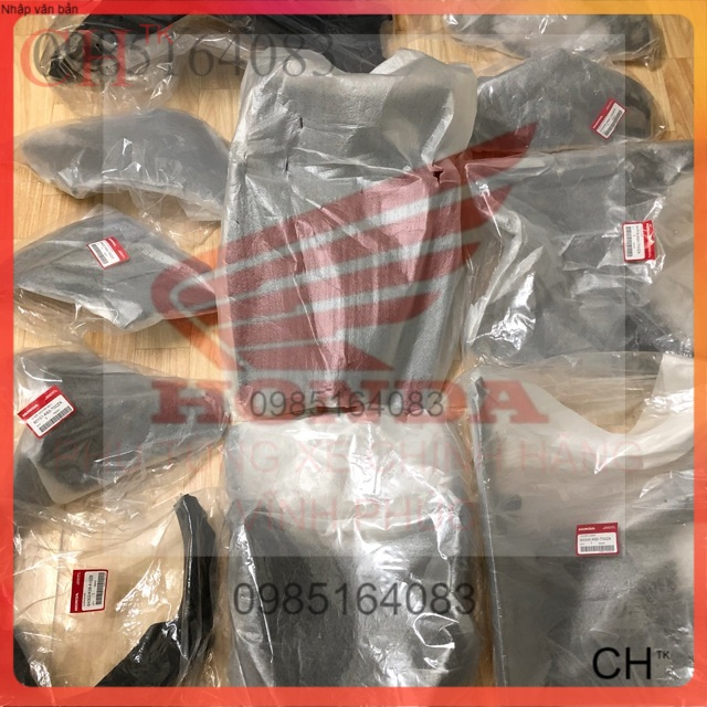 Full chi tiết từng món dàn nhựa nhám Vario/Click 2017 zin chính hãng 100% /zin