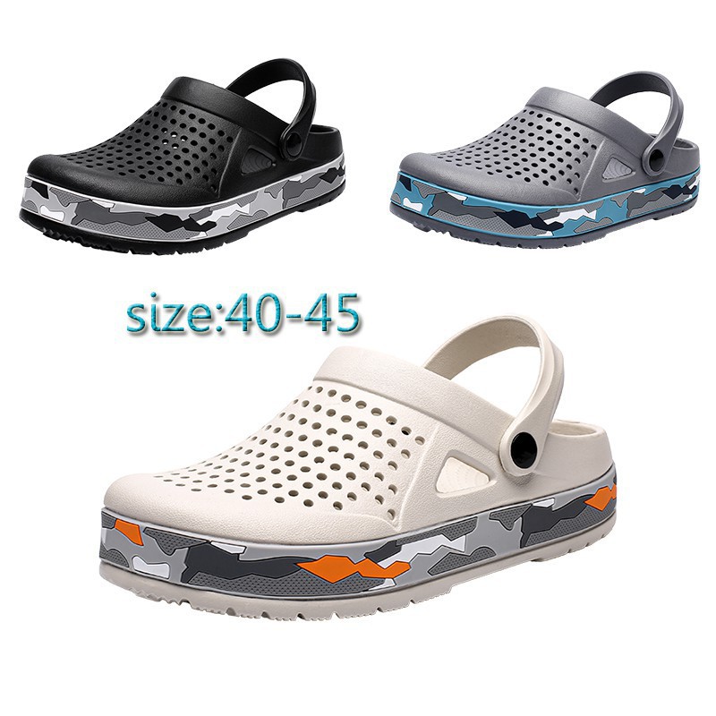 Dép Yozoh Phối Lỗ Màu Trắng Kích Thước 40-45