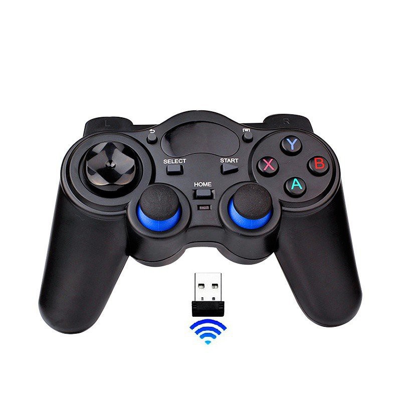 Tay cầm chơi game PC / Laptop / Điện Thoại / TV Android / TV Box - Tay cầm chơi game không dây USB Bluetooth 2.4G