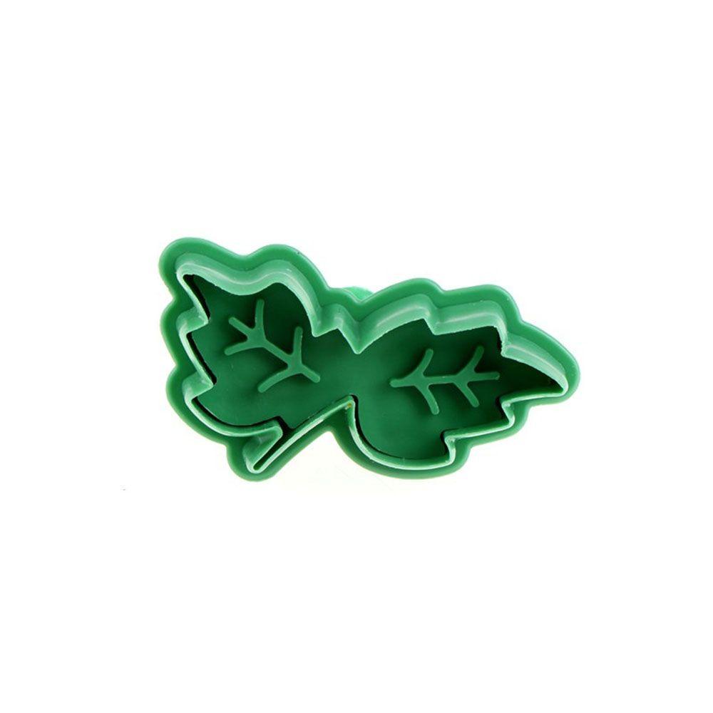 YNATURAL Set 4 Khuôn Nhấn Bánh Hình Chiếc Lá