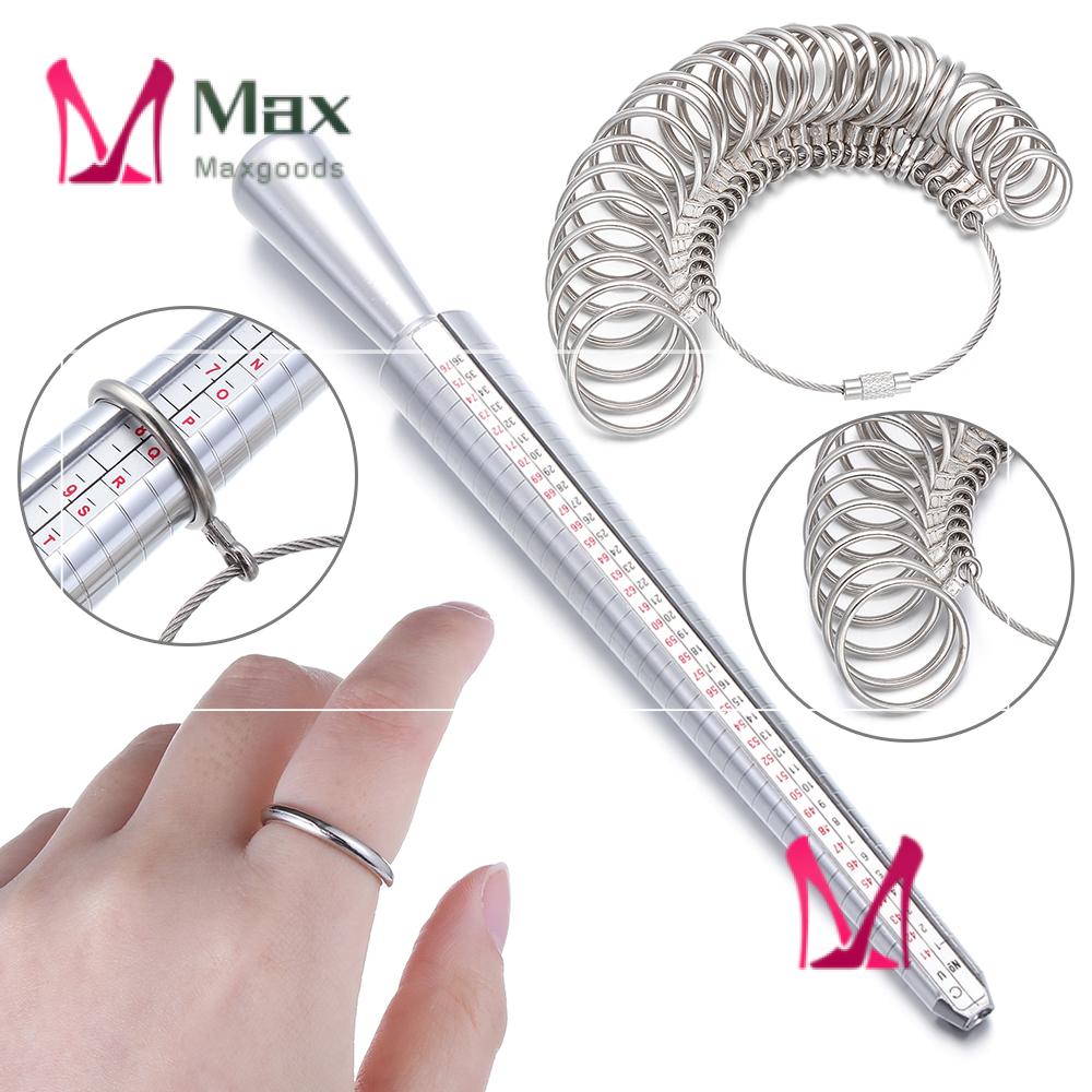 Thước Đo Kích Cỡ Nhẫn Chuyên Dụng Bằng Kim Loại