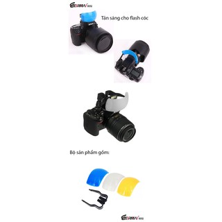 Tản sáng 3 màu cho flas cóc