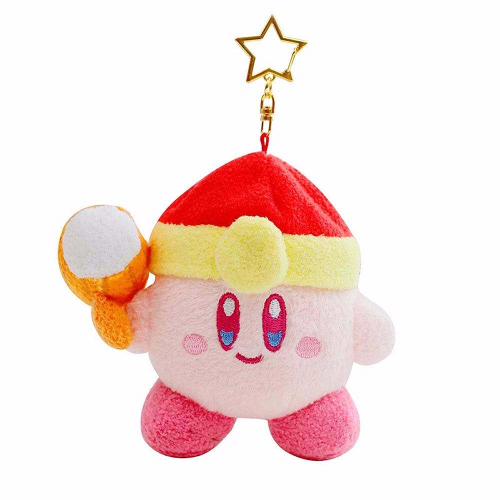 Móc Khóa Hình Kirby Nhồi Bông Nhiều Màu Dễ Thương