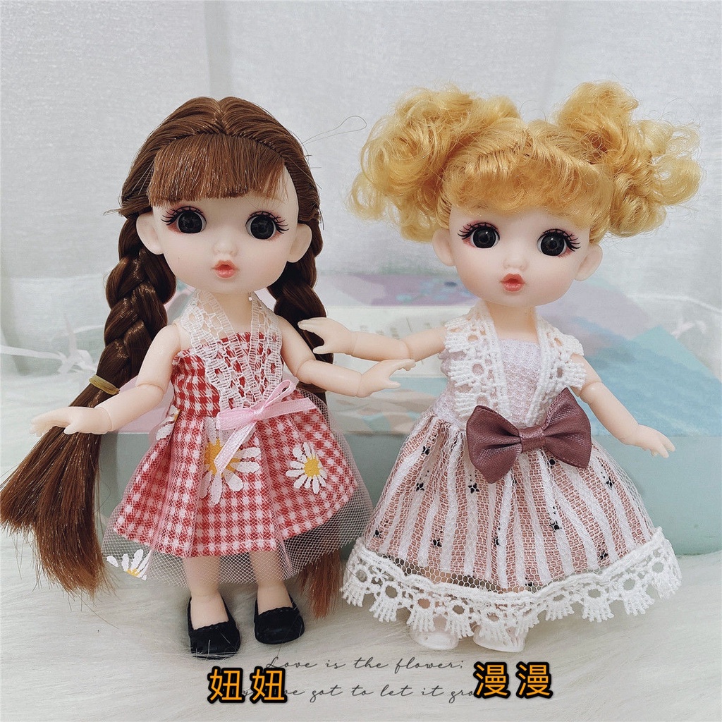 Set 2 búp bê Barbie 17cm xinh xắn