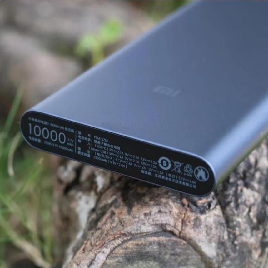 SẠC DỰ PHÒNG CHÍNH HÃNG XIAOMI 10000MAH GEN 3 TYPE C - BẢO HÀNH 1 NĂM