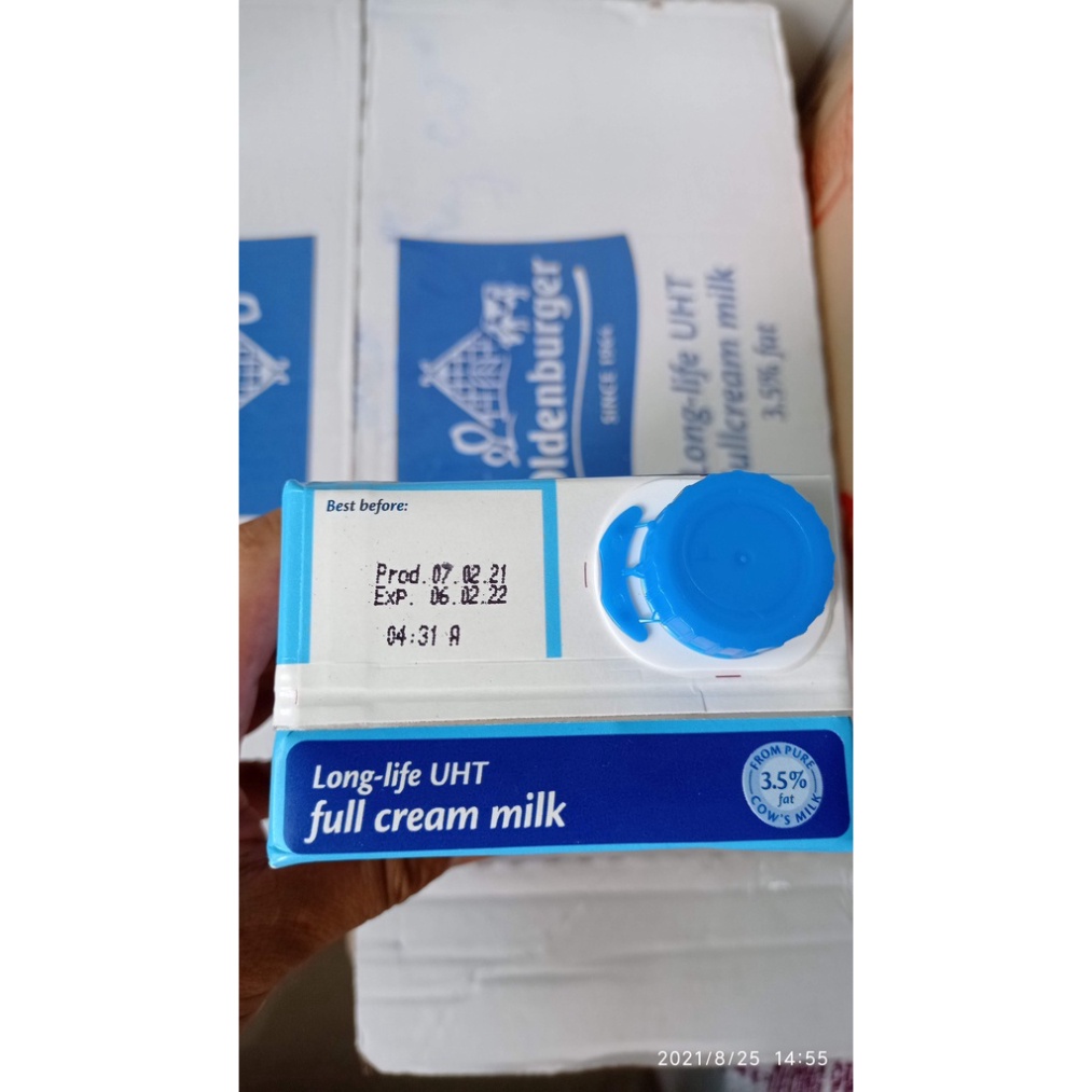 Sữa tươi tiệt trùng FULL CREAM KHÔNG ĐƯỜNG GERMANY
