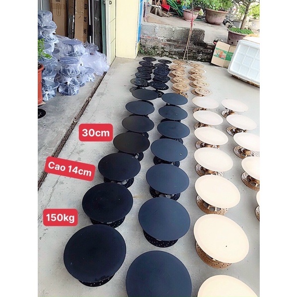 Bàn xoay cây cảnh- kê đế chậu chịu lực trên 100kg