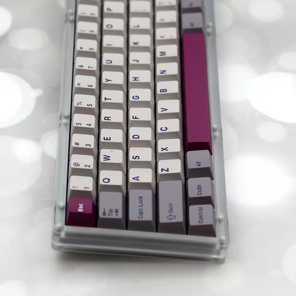 Phím 173 Phím Màu Đen Hình Hoa Sen DMG Cho ANSI ISO Layout Bàn Phím Cơ 64 68