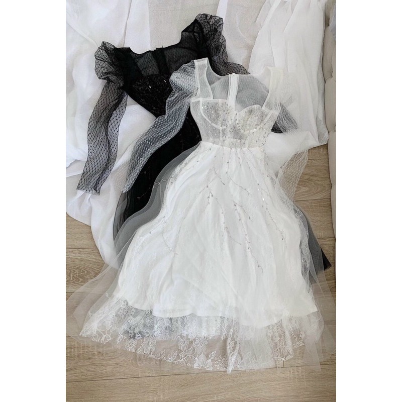 ĐẦM XOÈ TAY DÀI KẾT LÚA ( ảnh và video thật 1000% )