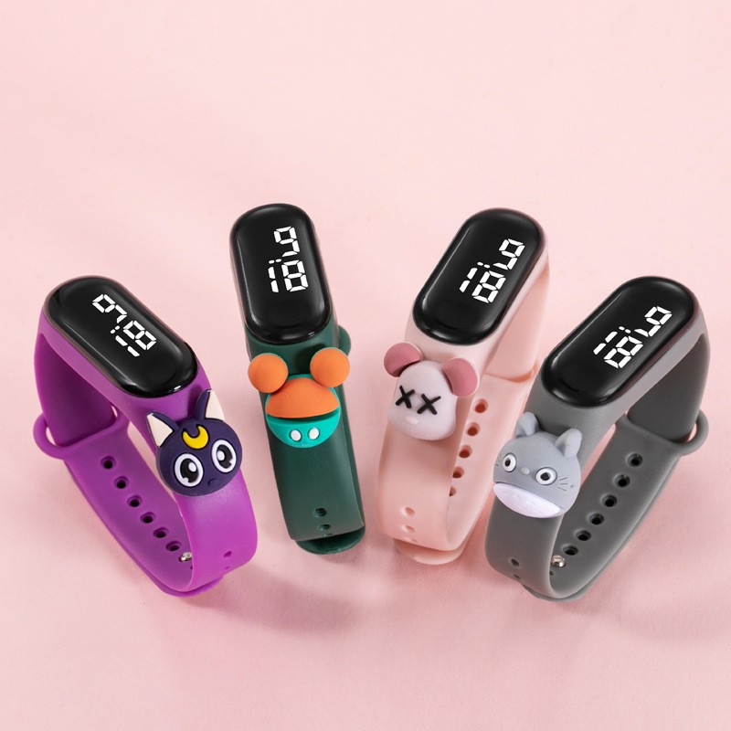 Đồng hồ Disney Silicon – ZGO Watch – Siêu cute - Siêu nhẹ - Siêu bền – Màn hình LED - Chống nước