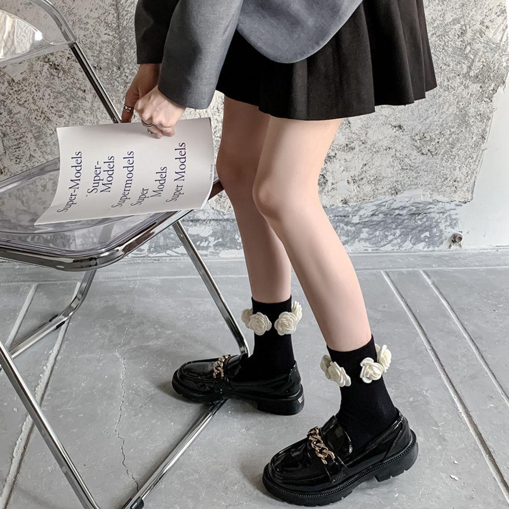 Vớ Ống Lửng Phong Cách Lolita Nhật Bản Ngọt Ngào Cho Nữ