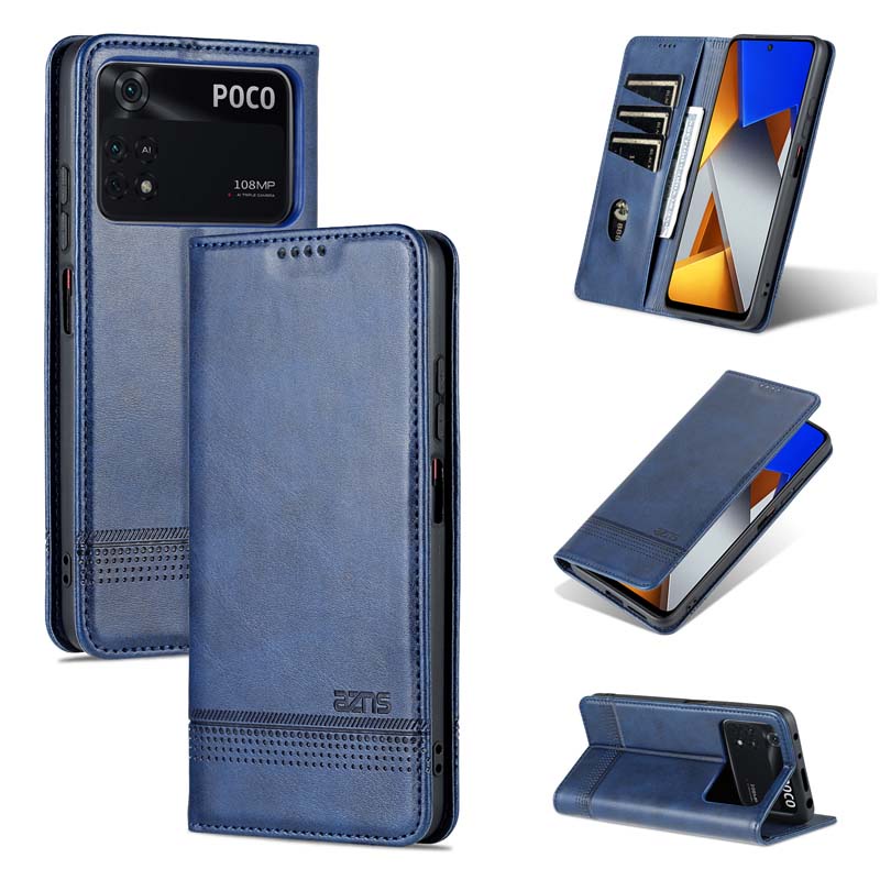 Bao Da PU Điện Thoại Nắp Lật Nam Châm Kiêm Ví Cho Xiaomi POCO X4 Pro 5G POCOX4Pro