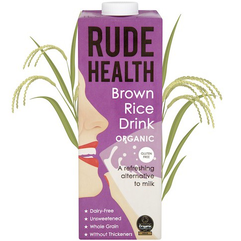 Sữa Gạo Nâu Hữu Cơ Không Gluten Rude Health - ORGANIC &amp; GLUTEN FREE Brown Rice Drink - Hộp 1L