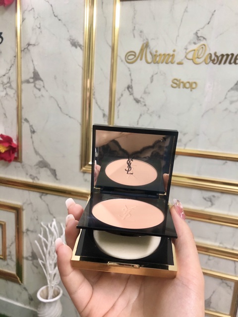 Phấn Phủ Nén Yves Saint Laurent Encre de Peau All Hours Setting Powder Poudre