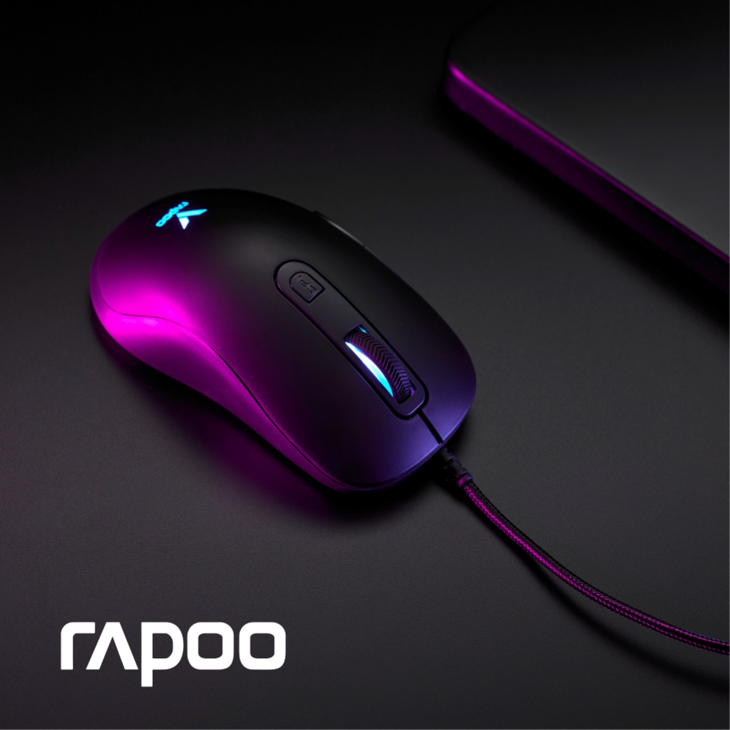 Chuột Gaming RGB Rapoo V16RGB - Chính Hãng Bảo Hành 2 Năm 1 Đổi 1