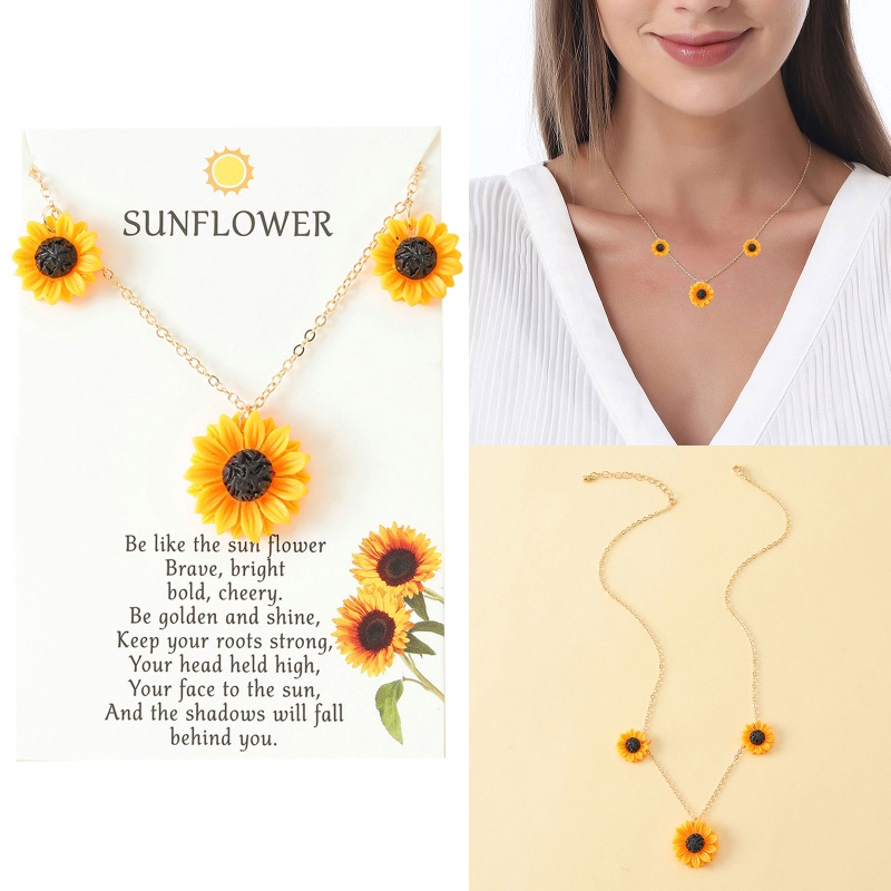 Vòng cổ Mặt Hình Hoa Cúc Thời Trang Dành Cho Nữ