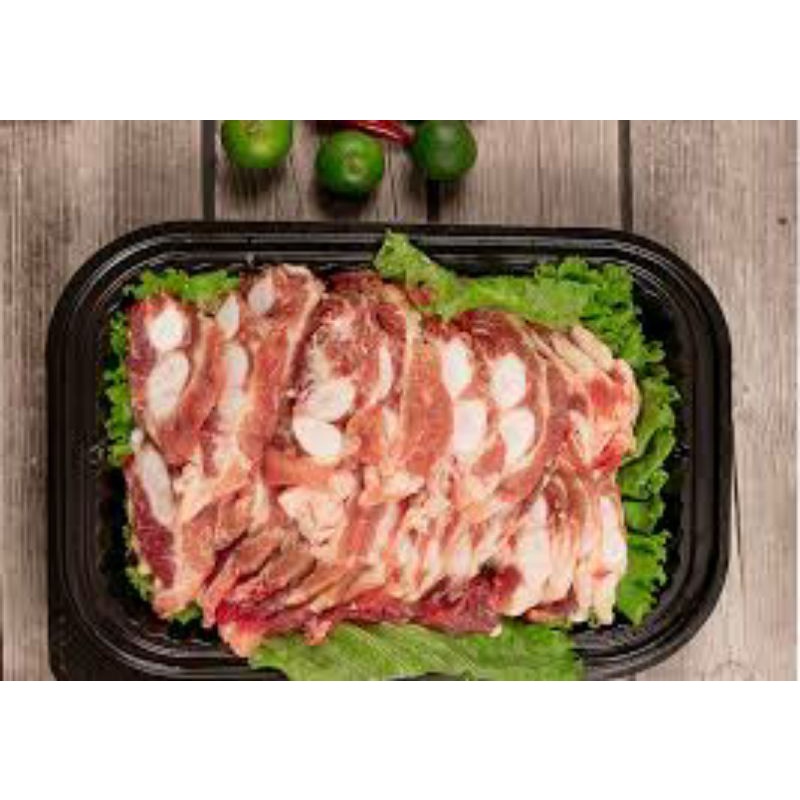 Ba chỉ bò mỹ sườn sụn gầu bò