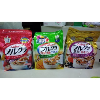 [Sỉ_lẻ] Ngũ cốc calbee Nhật đỏ, xanh, vàng