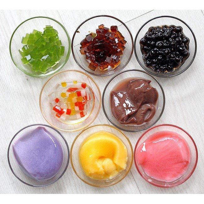 Bột pudding barismate 100g (các vị: trứng, matcha, socola, khoai môn, dưa lưới, xoài)