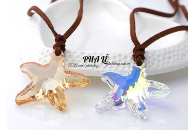 Mặt Dây Chuyền Pha Lê Swarovski Sao Biển S28mm