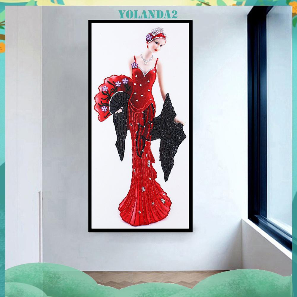 Bộ Tranh Đính Đá Đính Đá Tự Làm Hình Nhân Vật Độc Đáo