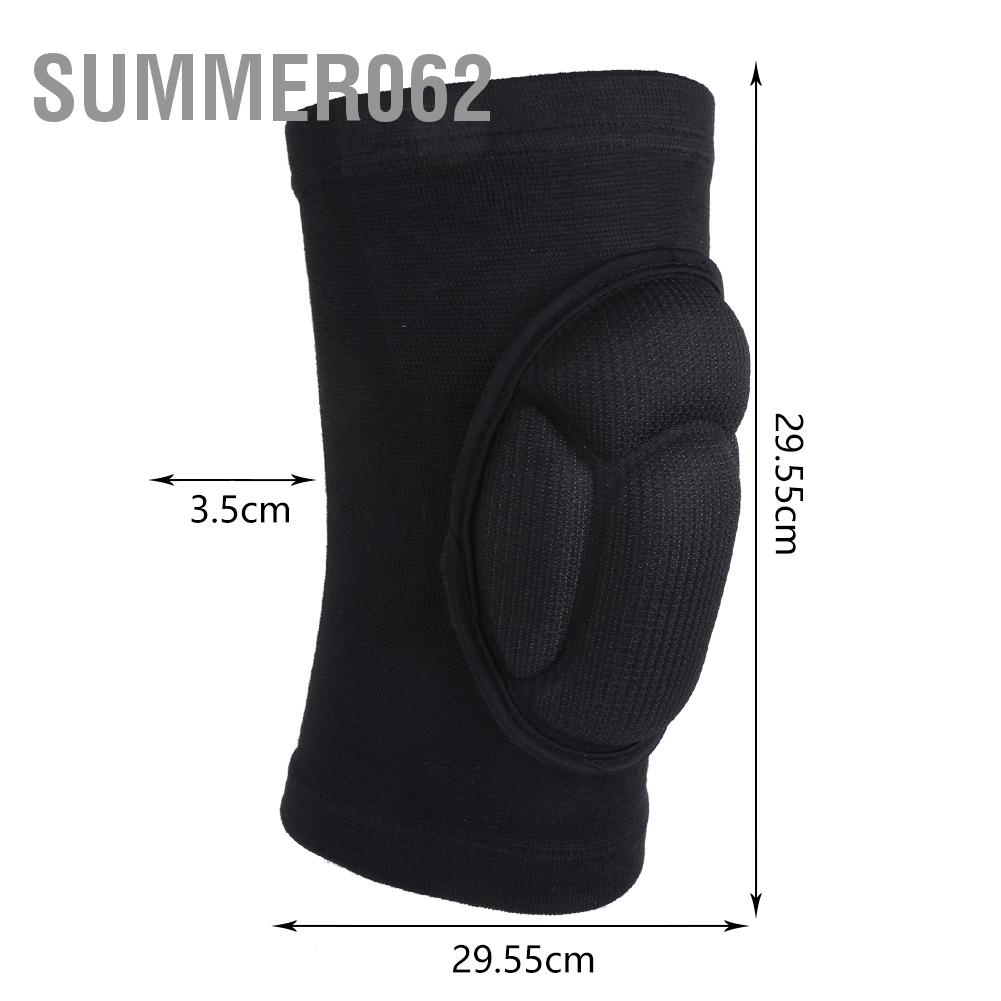 Summer062 Anticollision Thicken Sports Kneepads for Dance Rock Climbing Kneecap Black S Children